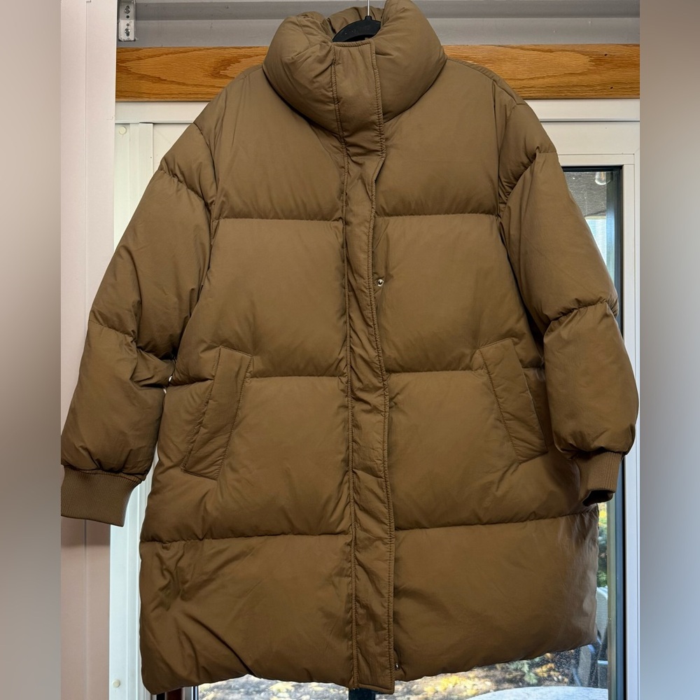 Zara Tan Puffer Jacket